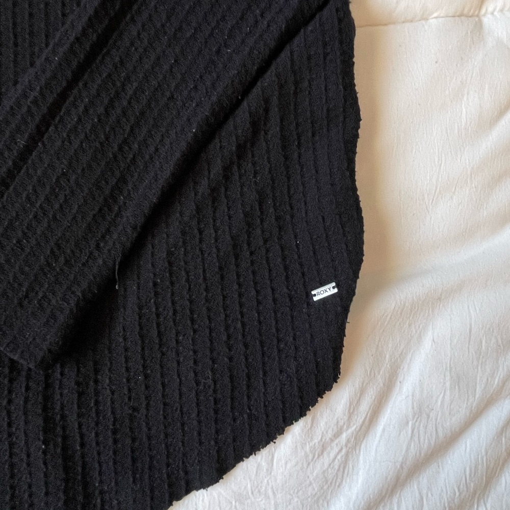 Women’s Roxy Black Button-Up Cardigan - Picture 3 of 8